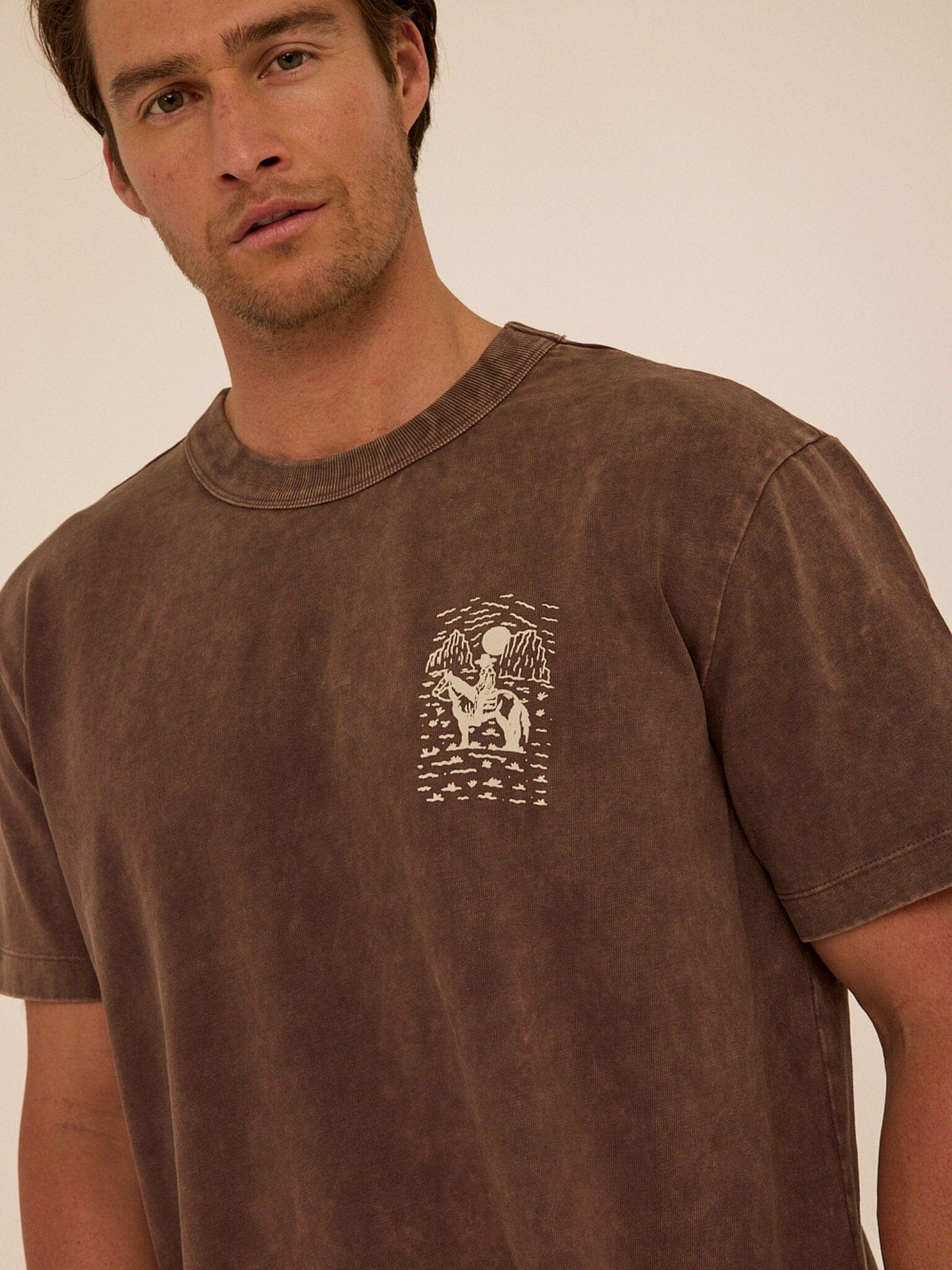 Mineral Wash Relaxed Fit Graphic Tee