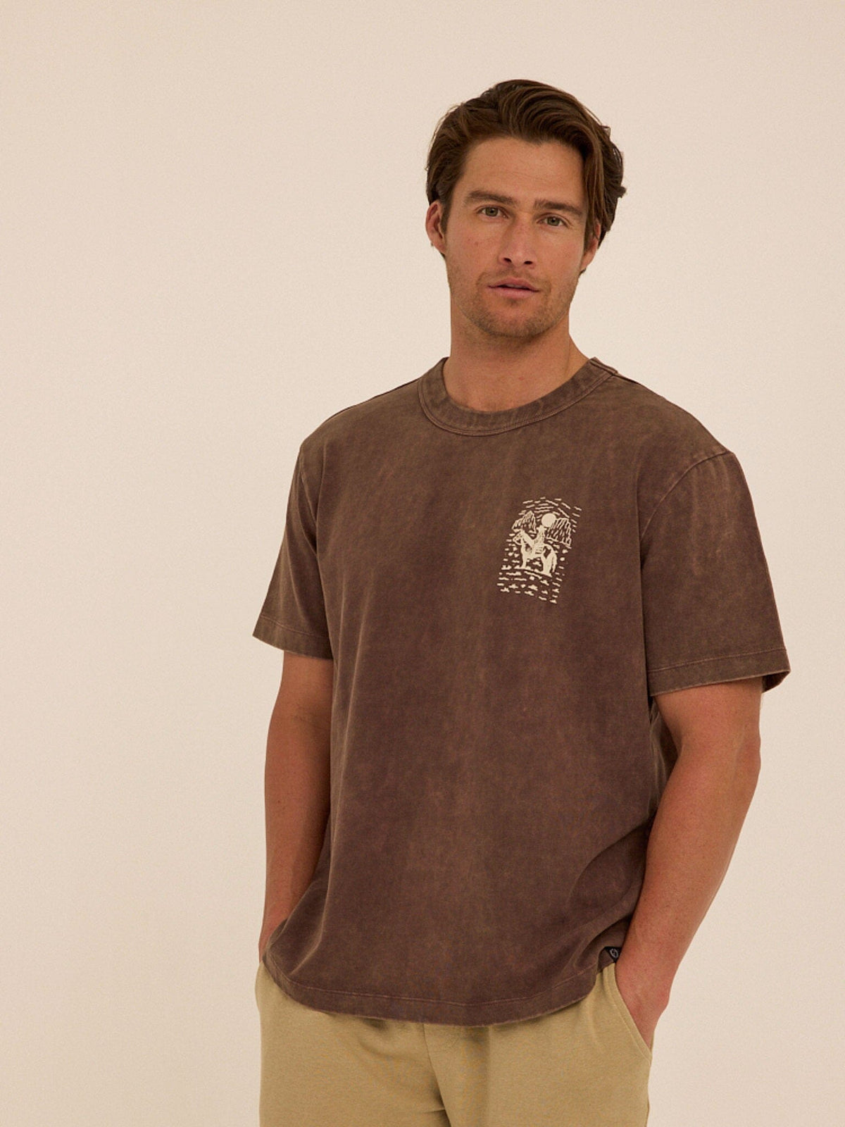 Mineral Wash Relaxed Fit Graphic Tee
