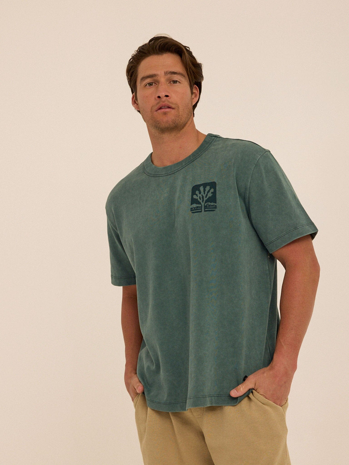 Mineral Wash Relaxed Fit Graphic Tee