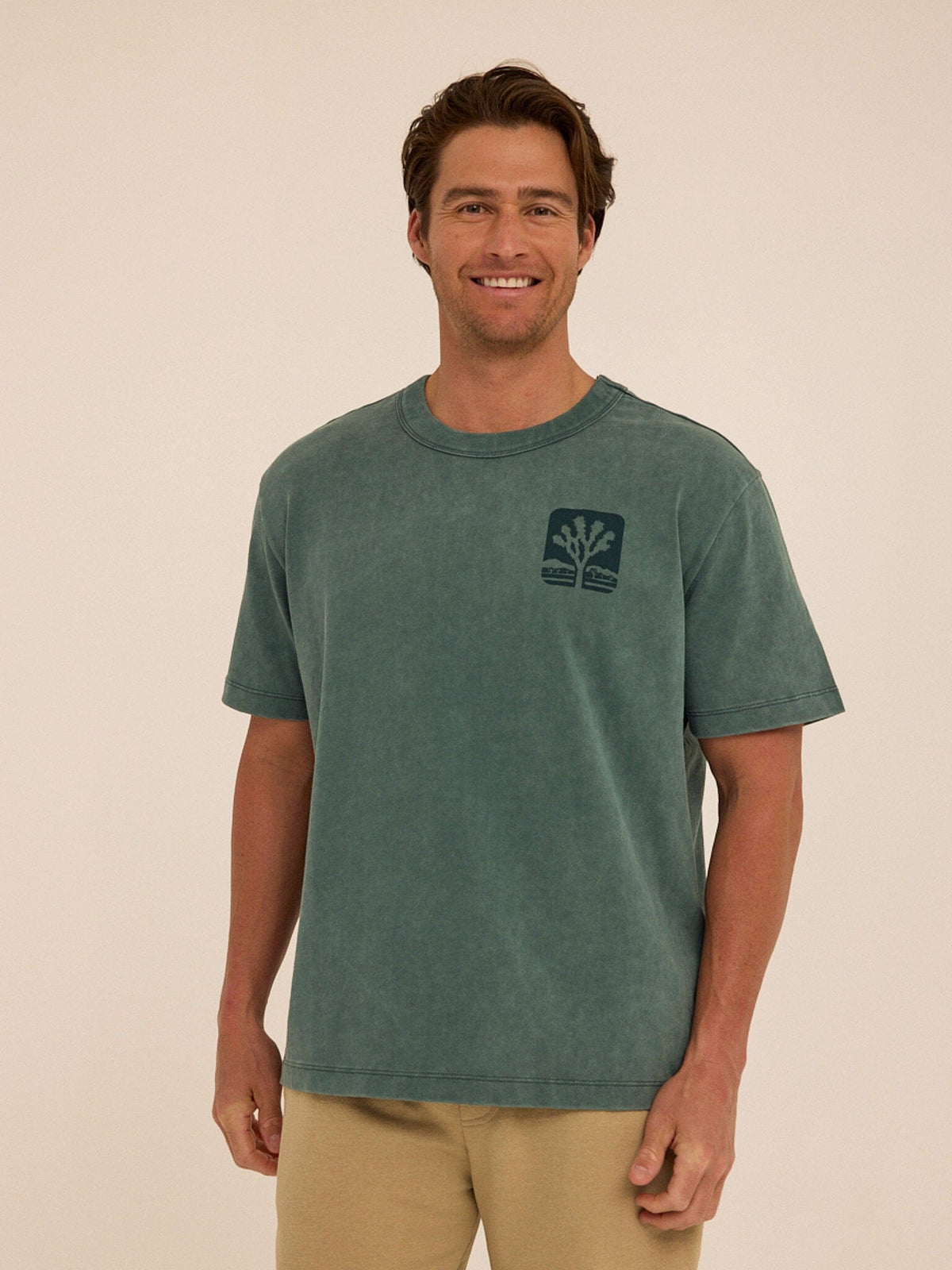 Mineral Wash Relaxed Fit Graphic Tee