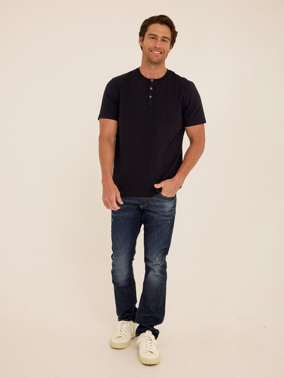 Shayne Organic Cotton Henley
