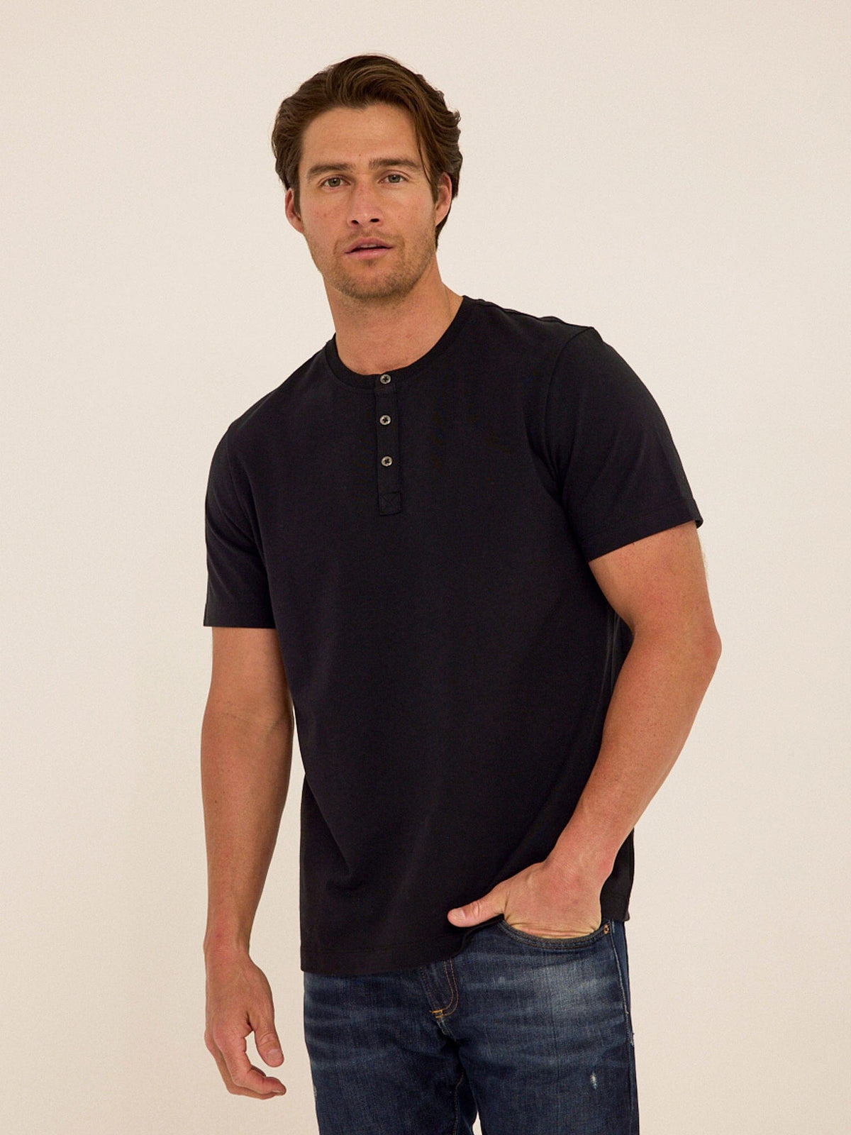 Shayne Organic Cotton Henley