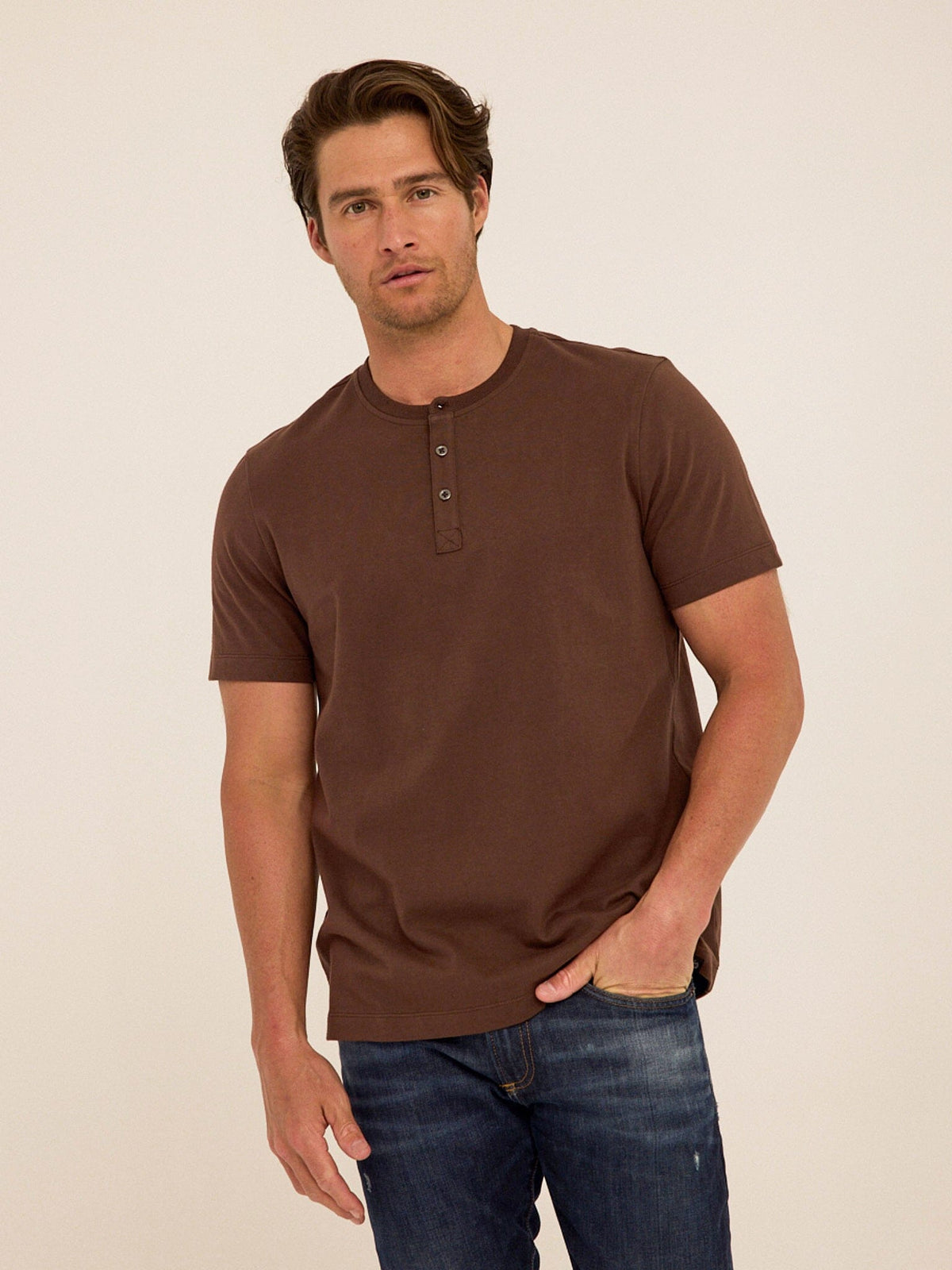 Shayne Organic Cotton Henley