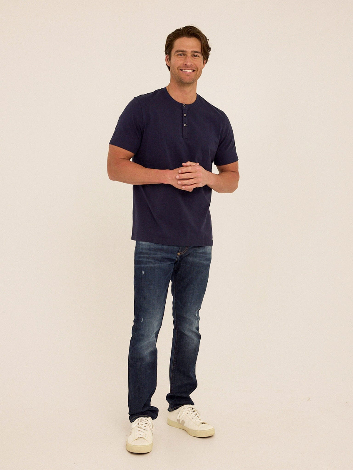 Shayne Organic Cotton Henley