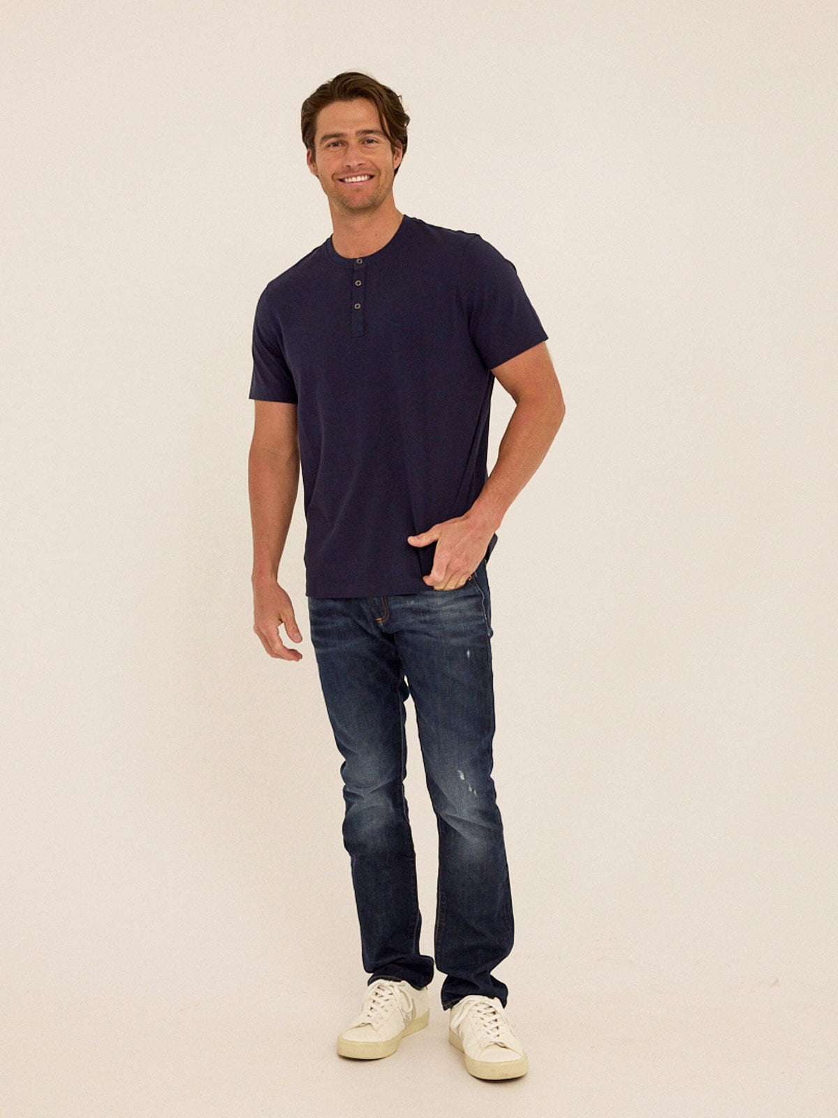 Shayne Organic Cotton Henley