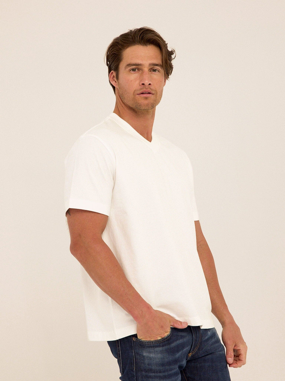 Men's Core Organic Cotton V-Neck Tee