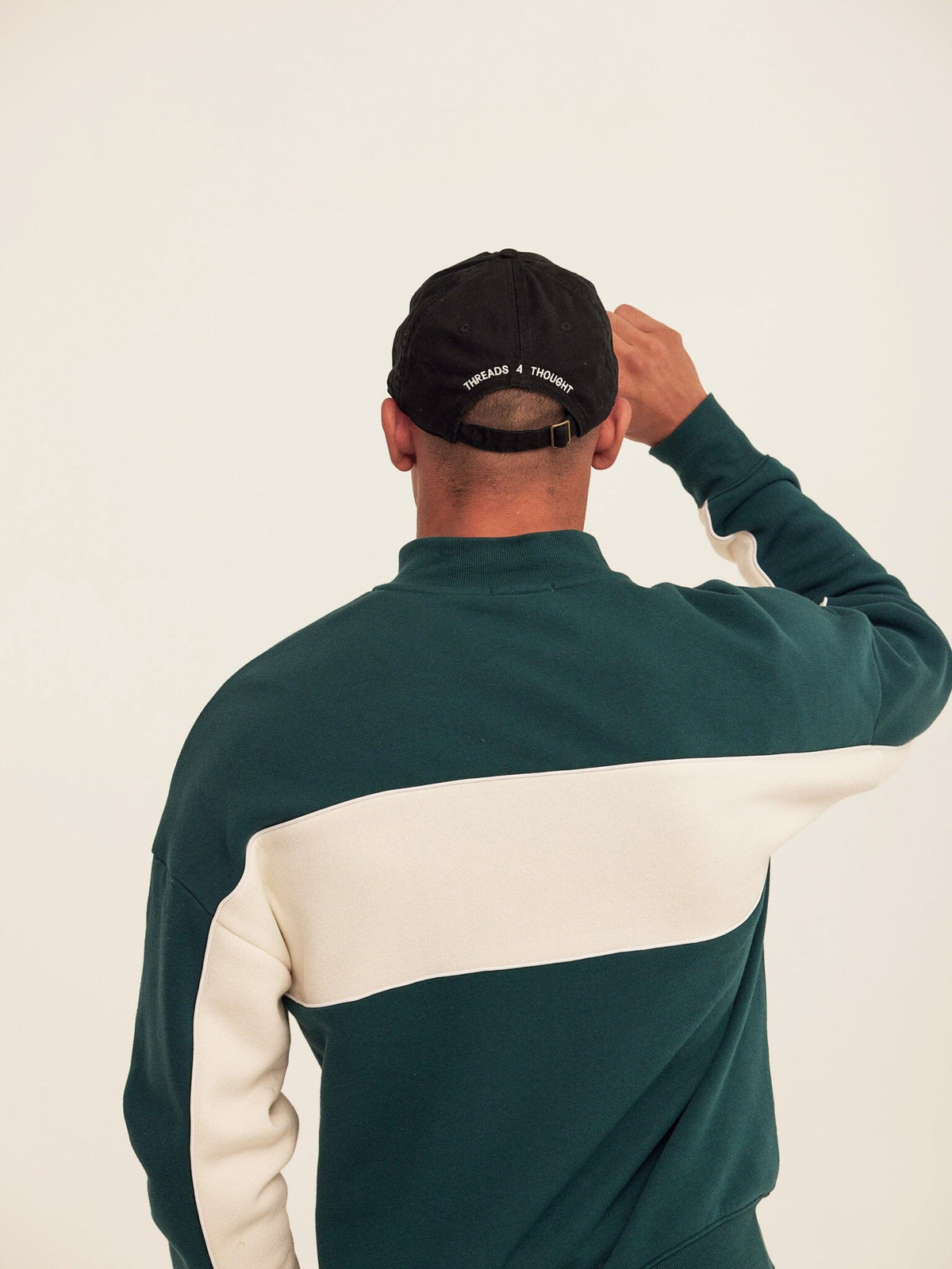 Angus CVC Fleece Colorblock Half Zip