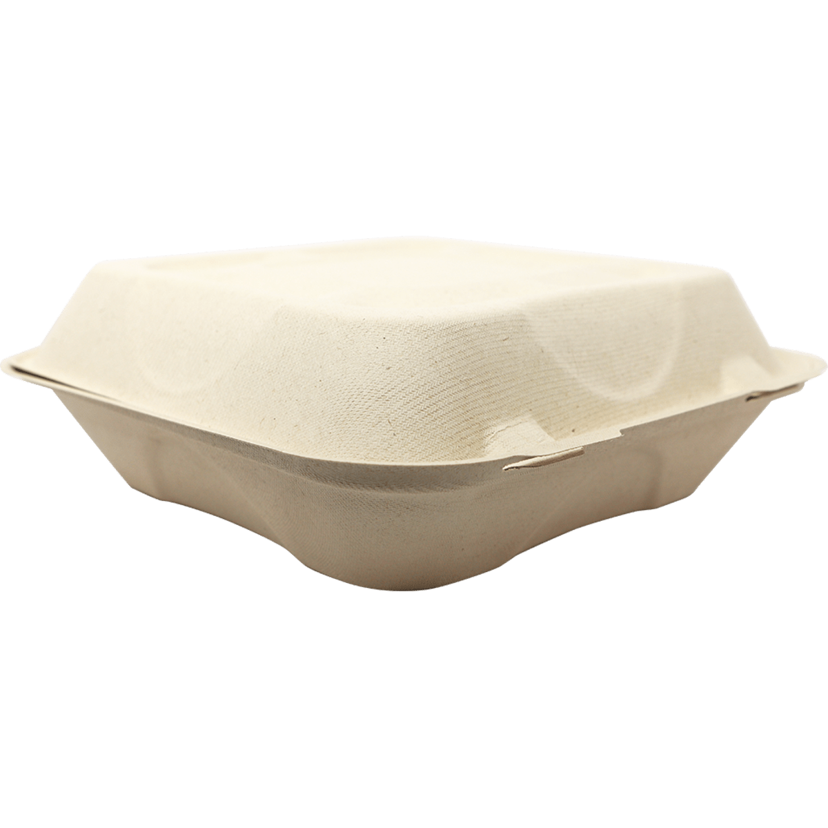 World Centric 8"x8"x3" Fiber Clamshell (QTY:300)