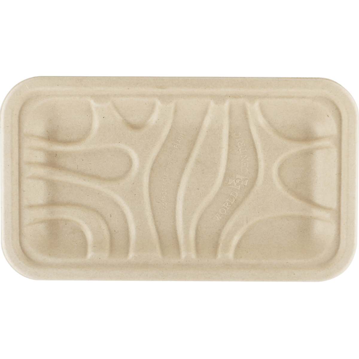 World Centric 8.3 x 4.9 x .7" Tray (QTY:500)