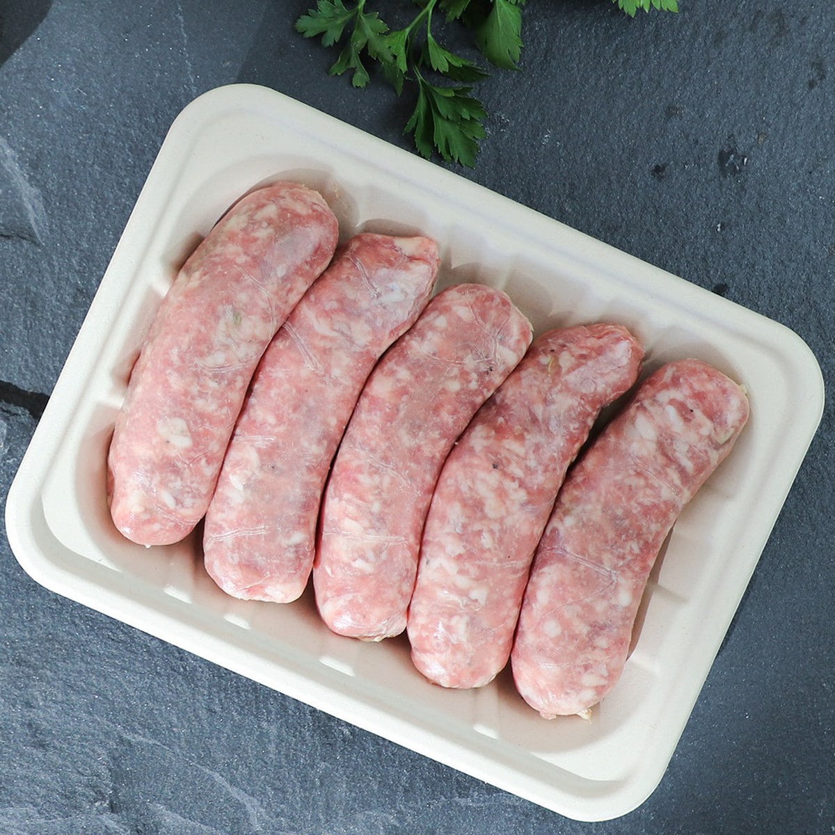 World Centric 8.6x6.5x1.25" Fiber Laminated Meat and Produce Tray, PLA Lined (QTY:450)