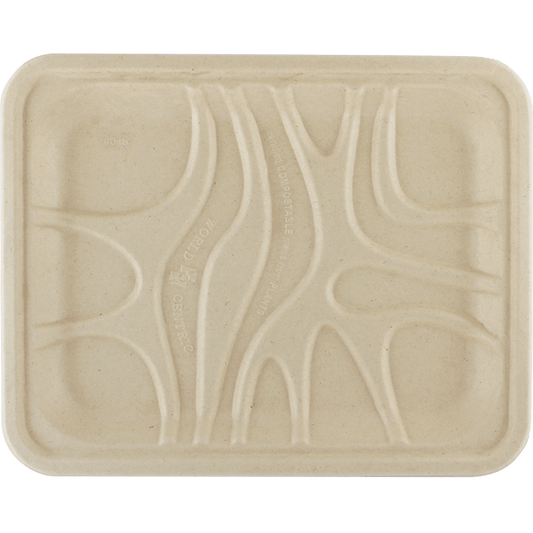 World Centric 9.125 x 7.125 x .65" Tray (QTY:500)