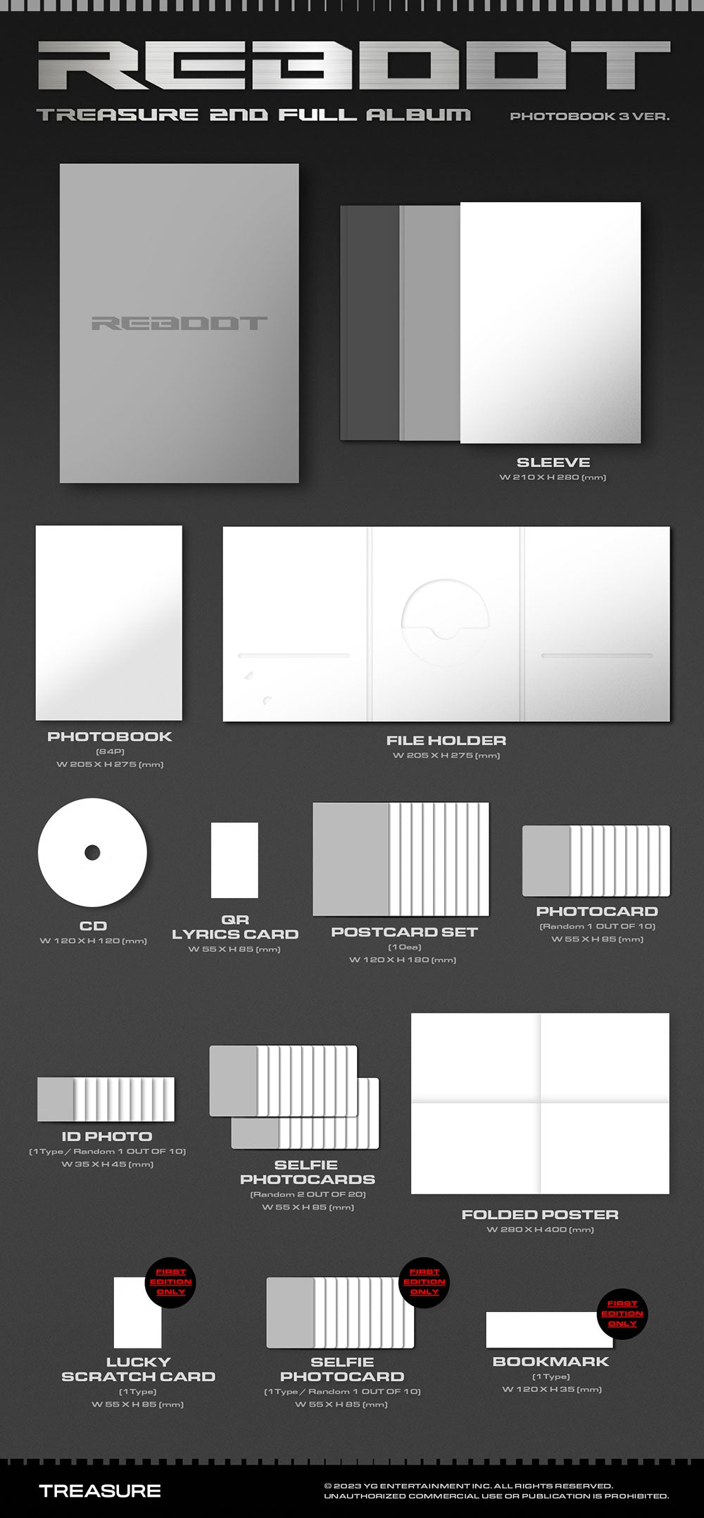 Treasure 2nd Full Album - Reboot (Photobook Ver.)