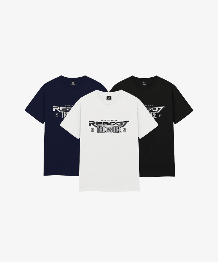 Treasure - Reboot 2024 Treasure Relay Tour Official MD Treasure T-Shirt Black