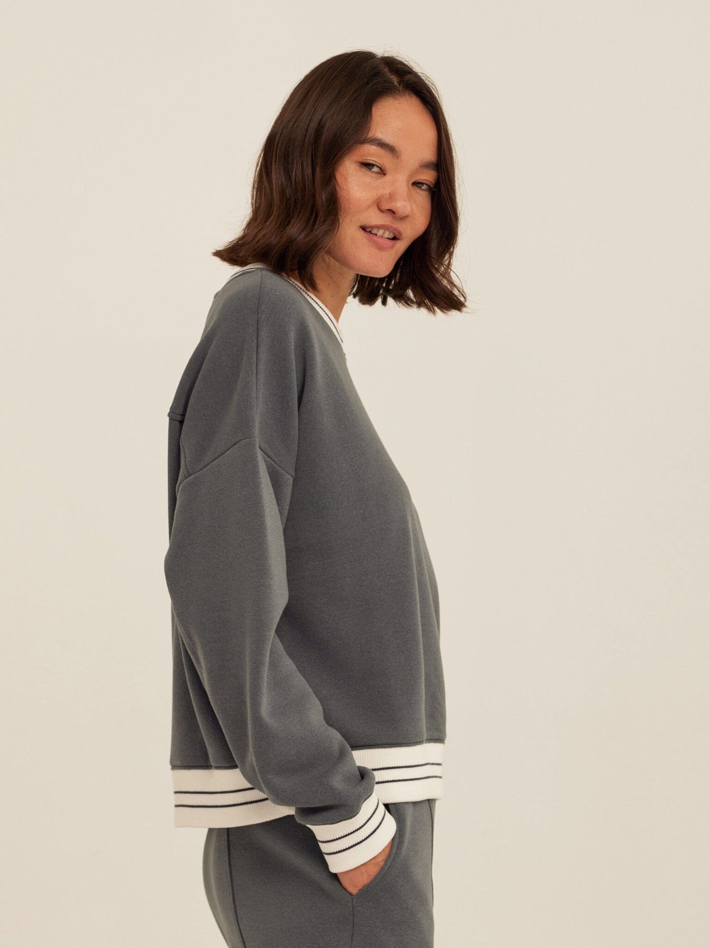 Jahmeera Triblend Fleece Collegiate Pullover
