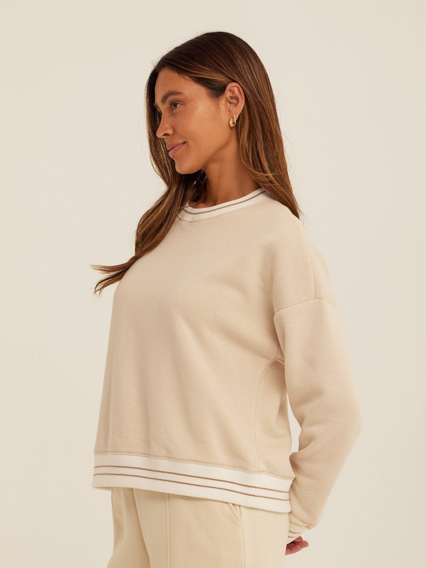 Jahmeera Triblend Fleece Collegiate Pullover