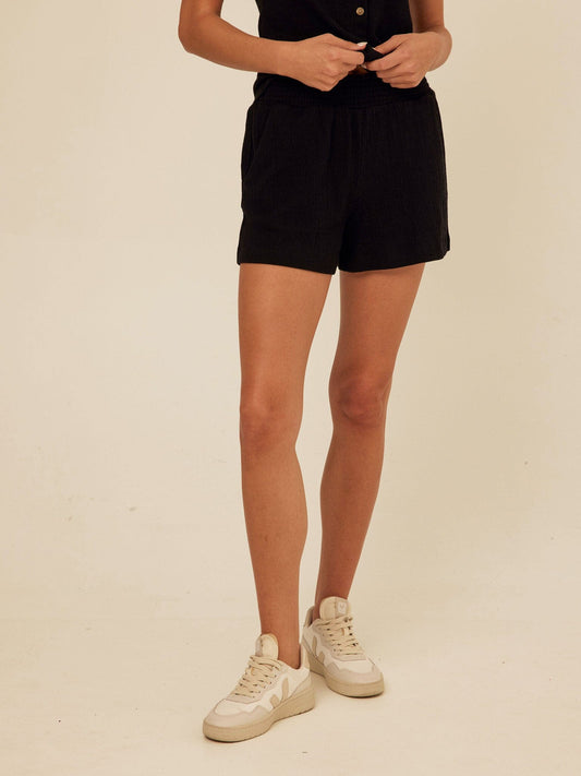Gwyneth Smocked Jersey Short