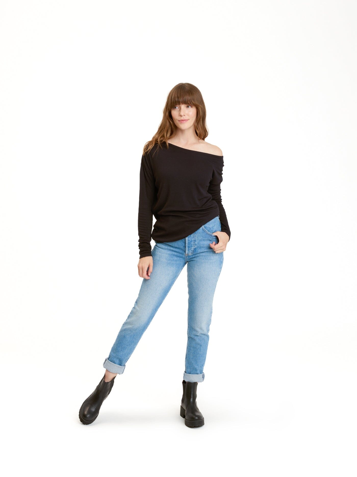 Leoni Feather Rib Long Sleeve