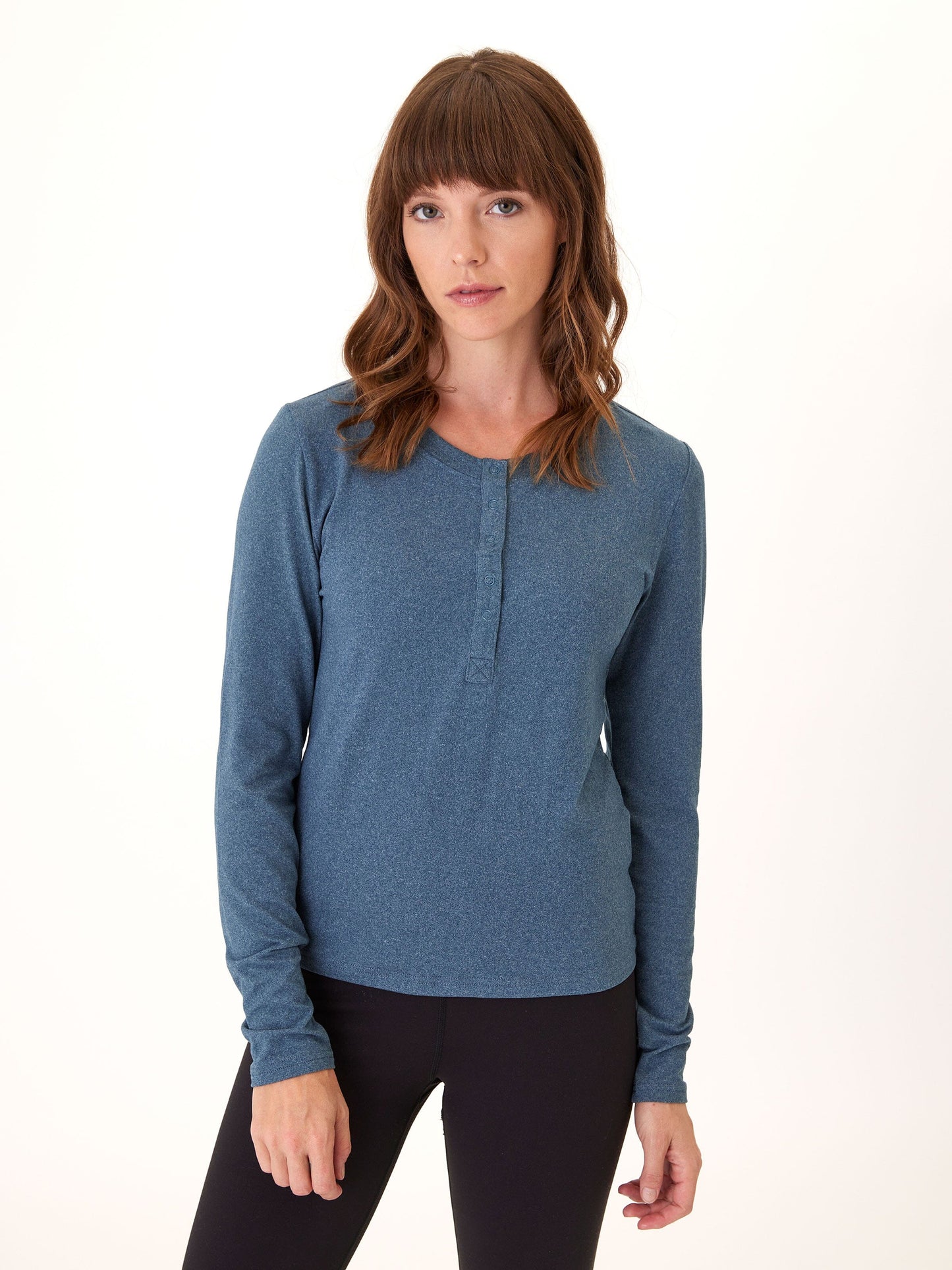 Lyla Luxe Jersey Henley Tee