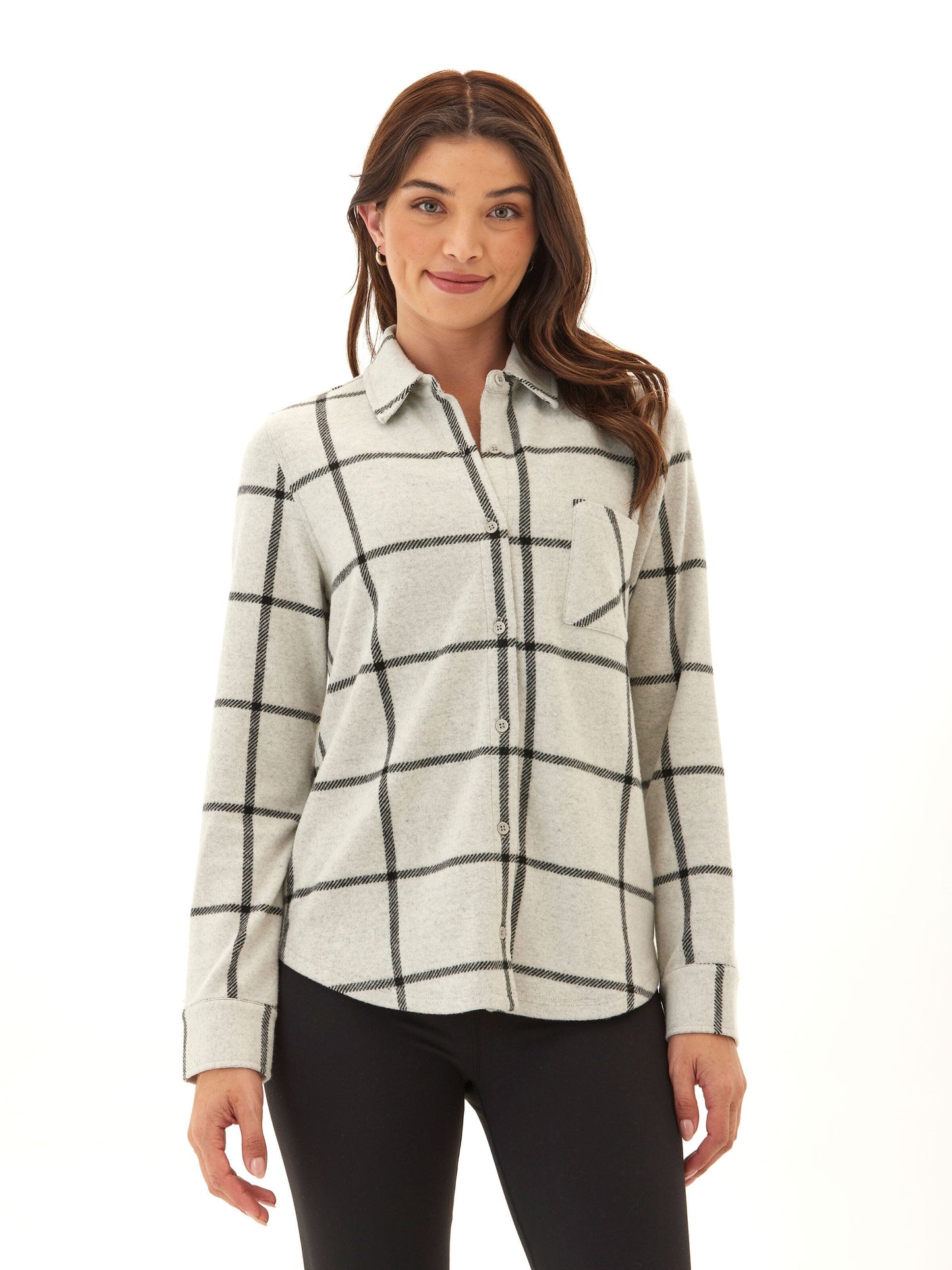 Kandyce Knit Fleece Button-Up