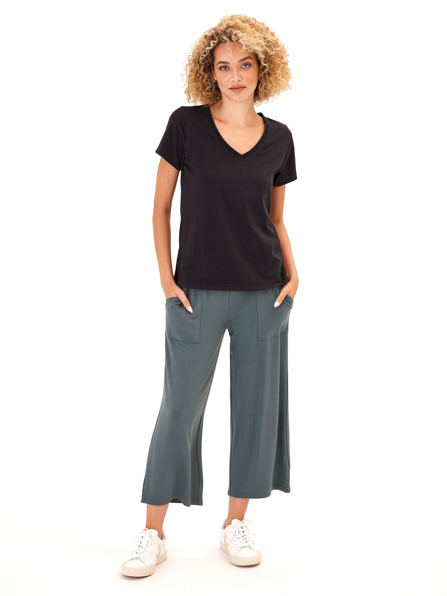 Pattie Organic Cotton V-Neck Tee
