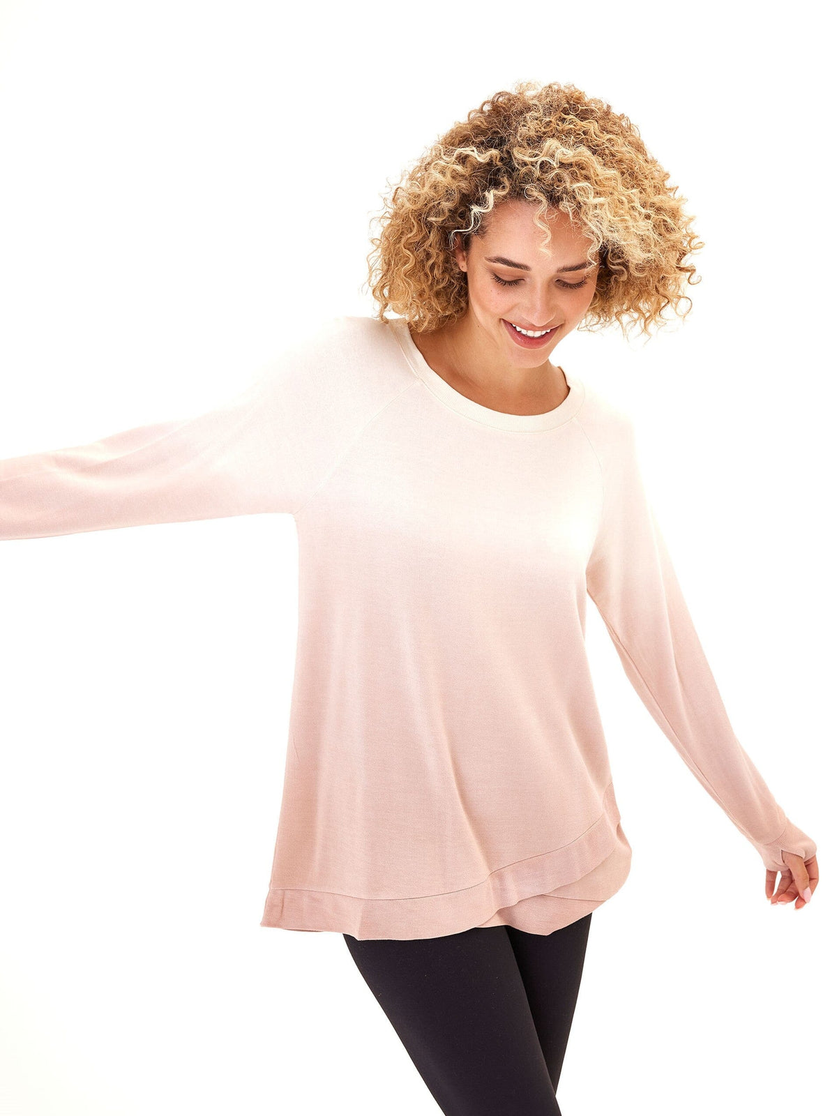 Leanna Feather Fleece Tunic