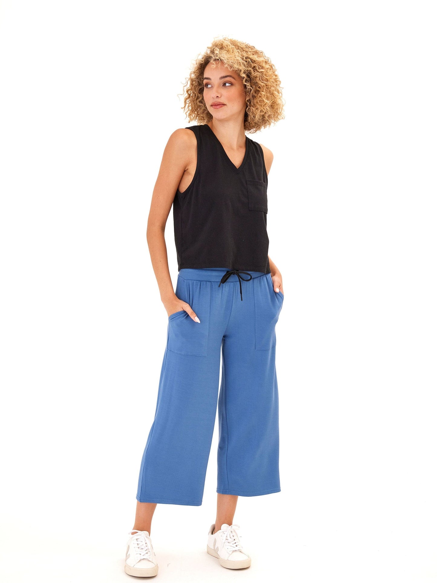 Hera Triblend Jersey V-Neck Tank
