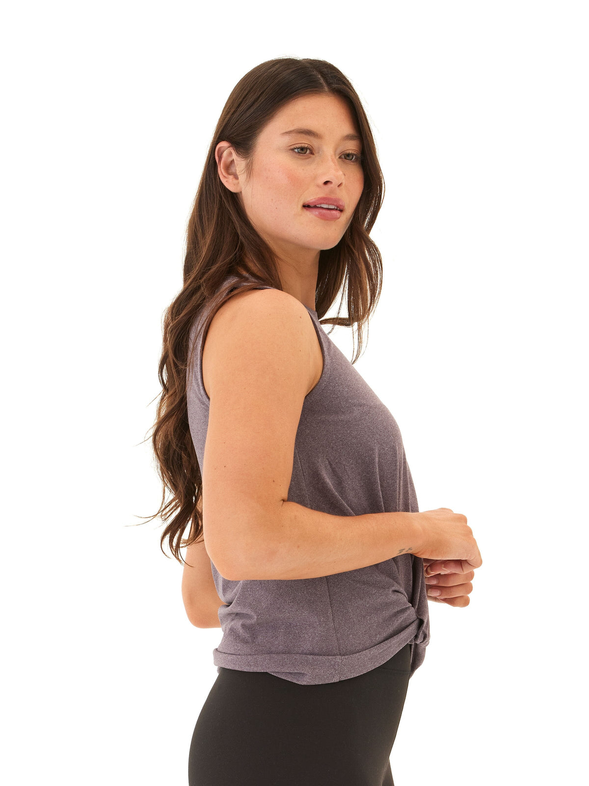 Rosita Luxe Jersey Muscle Tank
