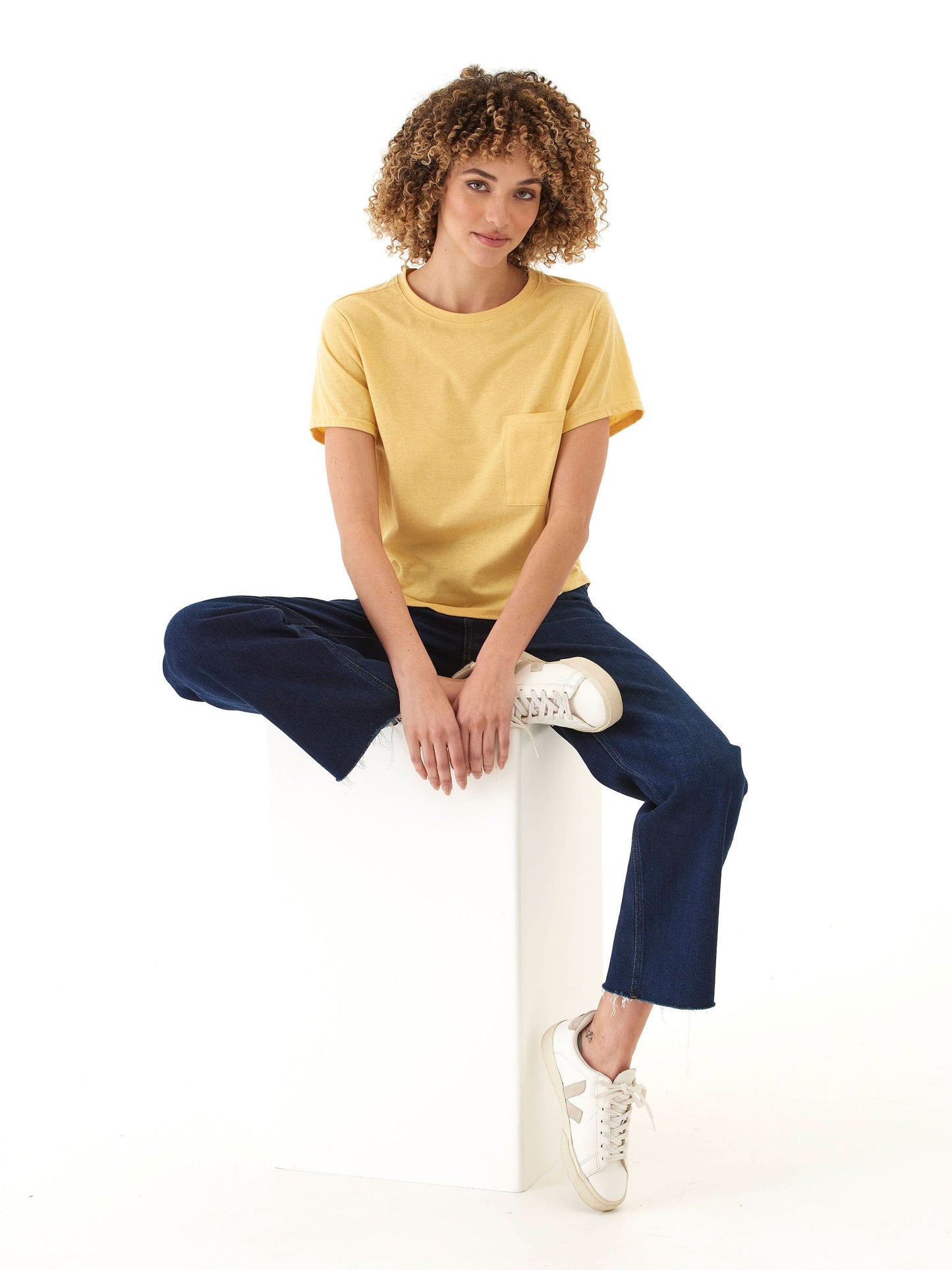 Shelbie Triblend Jersey Pocket Tee
