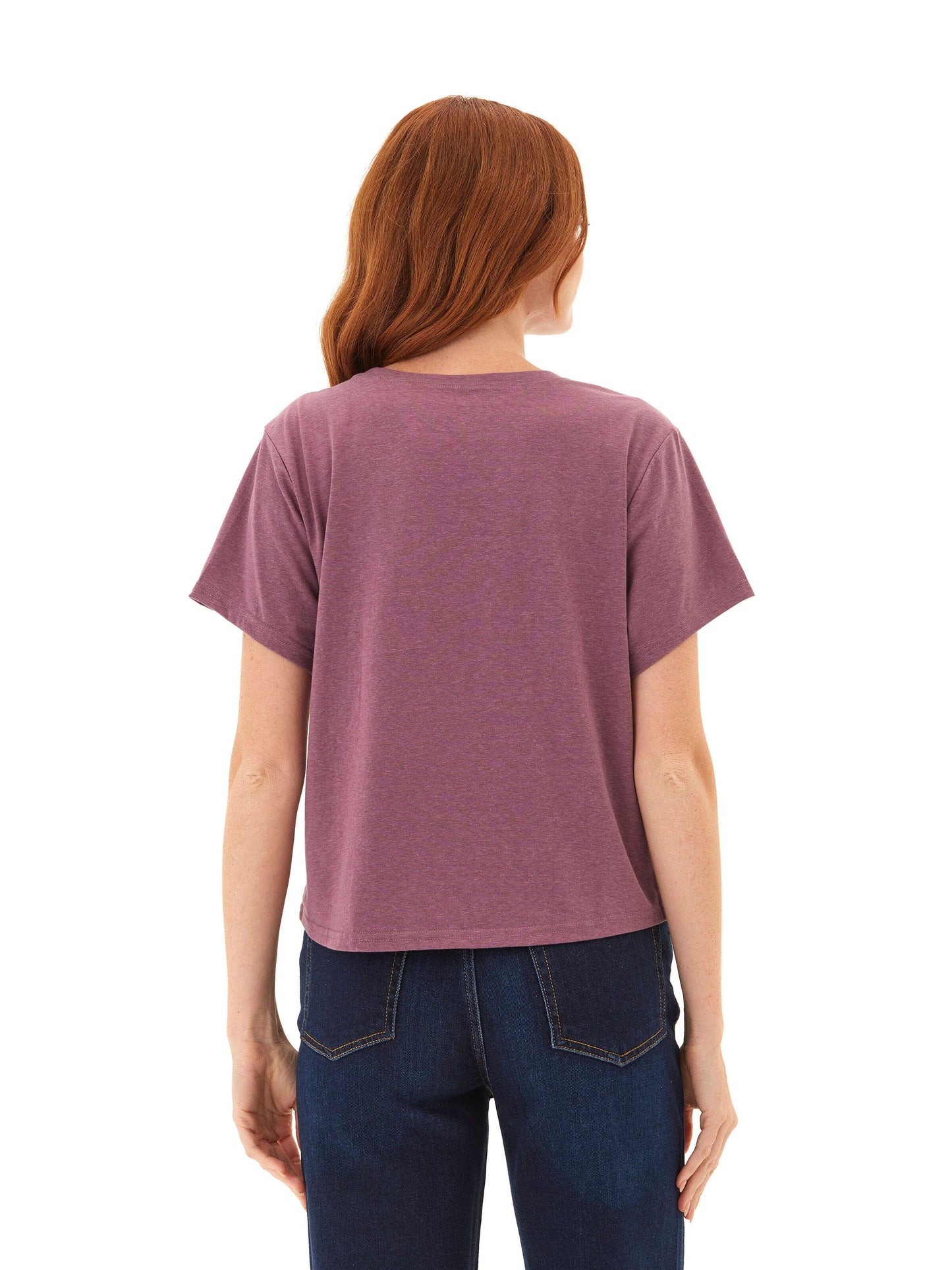 Shelbie Triblend Jersey Pocket Tee