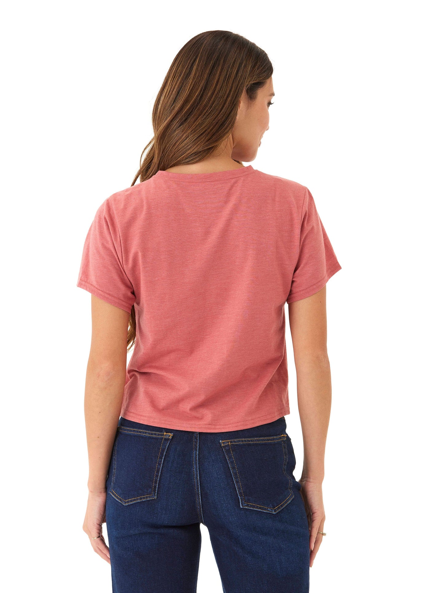 Shelbie Triblend Jersey Pocket Tee