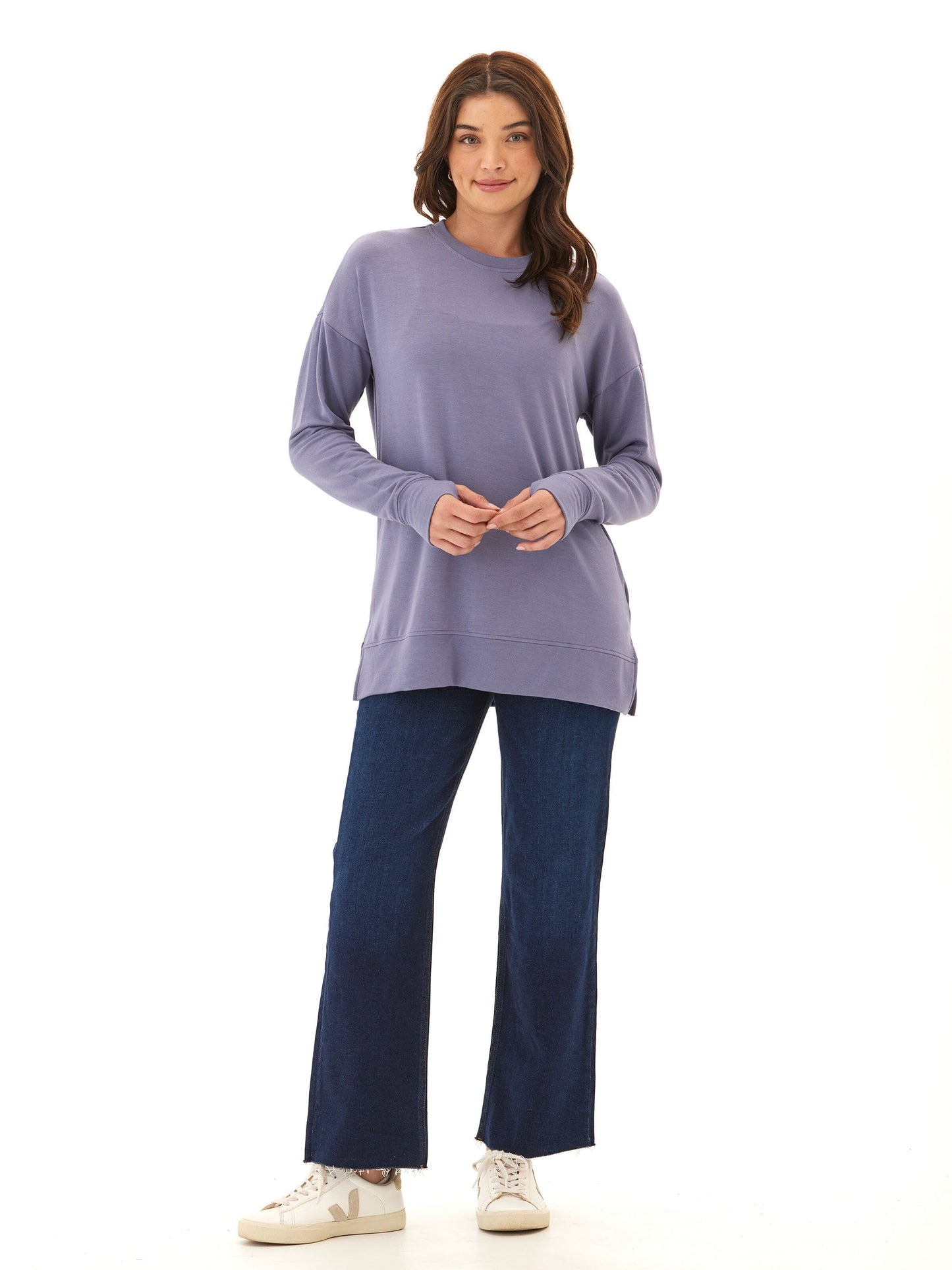 Mariah Modal Terry Tunic Top