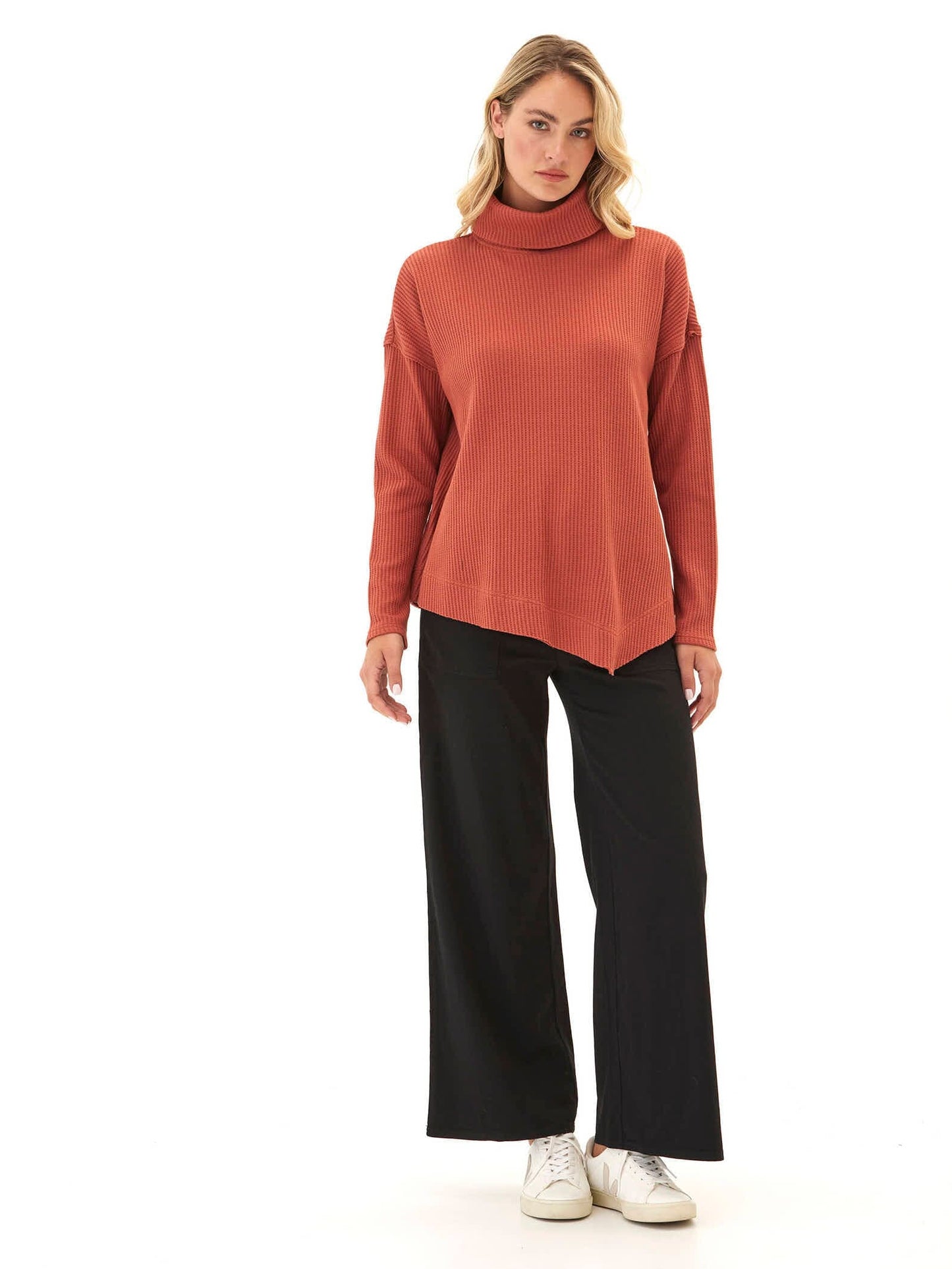Rikke Eco Thermal Asymmetrical Long Sleeve Top