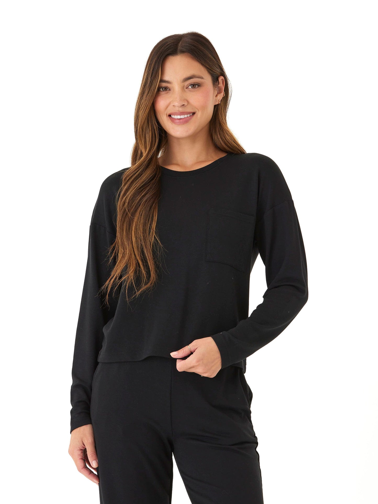 Shaina Modal Terry Pocket Long Sleeve