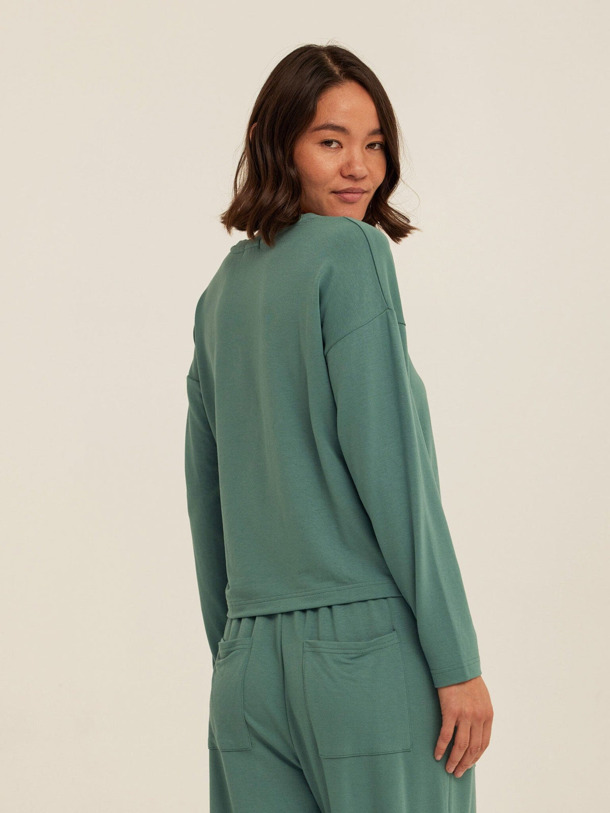 Shaina Modal Terry Pocket Long Sleeve