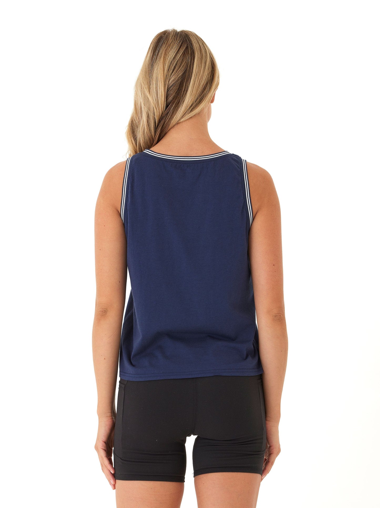 Karinne Comfort Jersey Trim Detail Tank