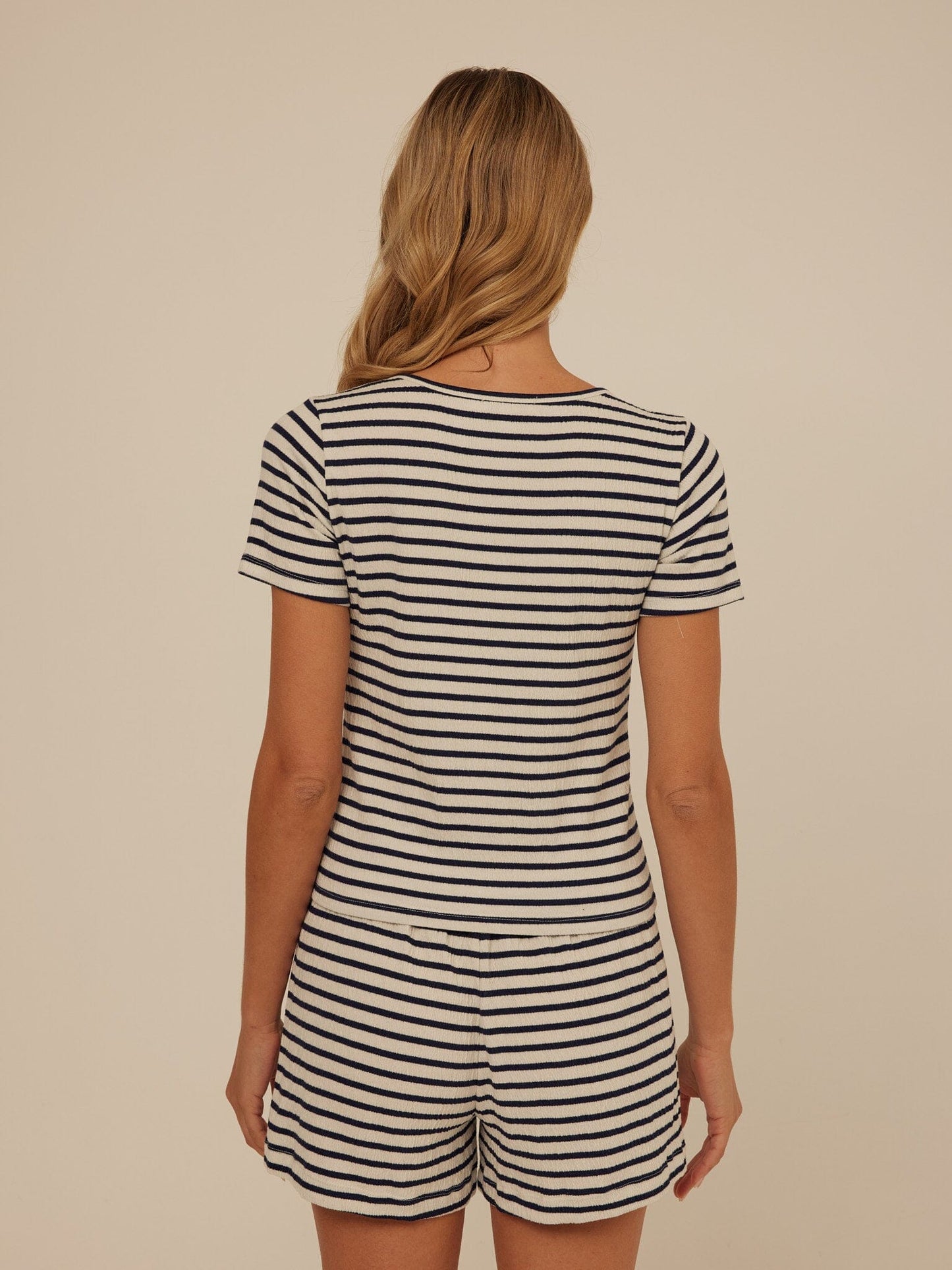 Jamila Smocked Jersey Short Sleeve