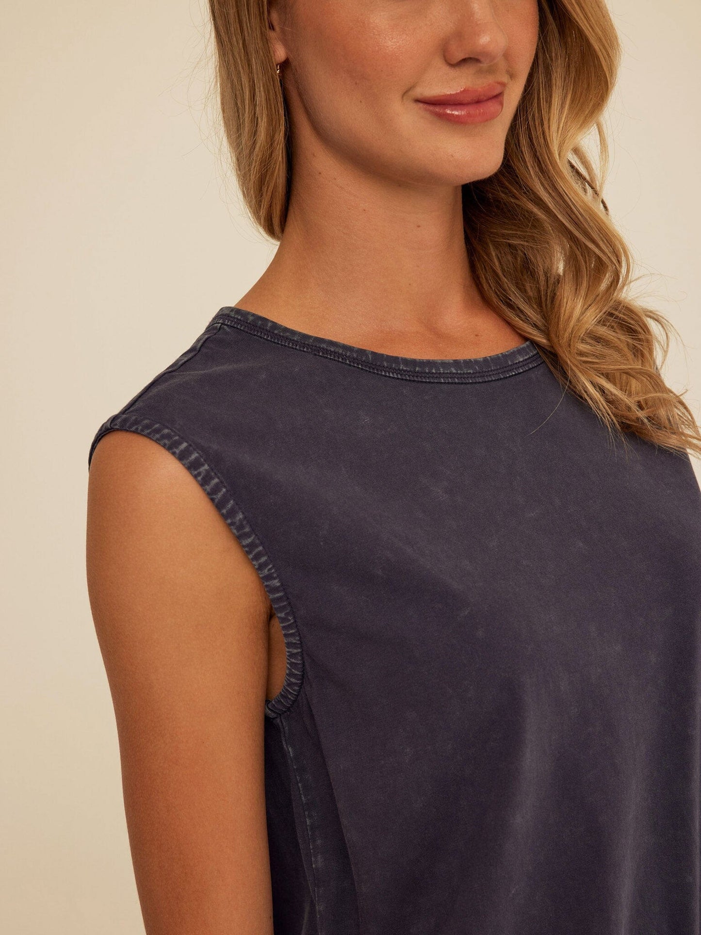 Laela Mineral Wash Eco Jersey Tank