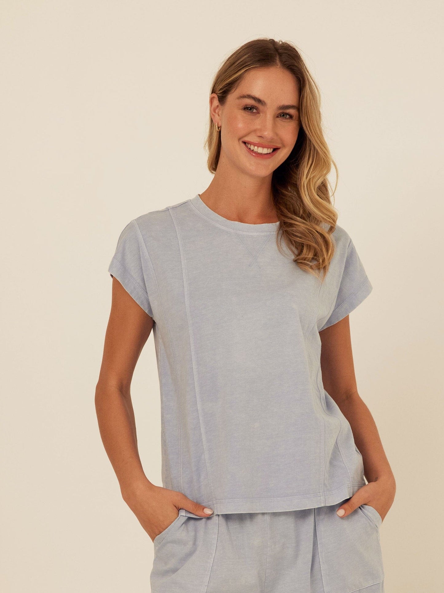 Laurie Mineral Wash Eco Jersey Tee