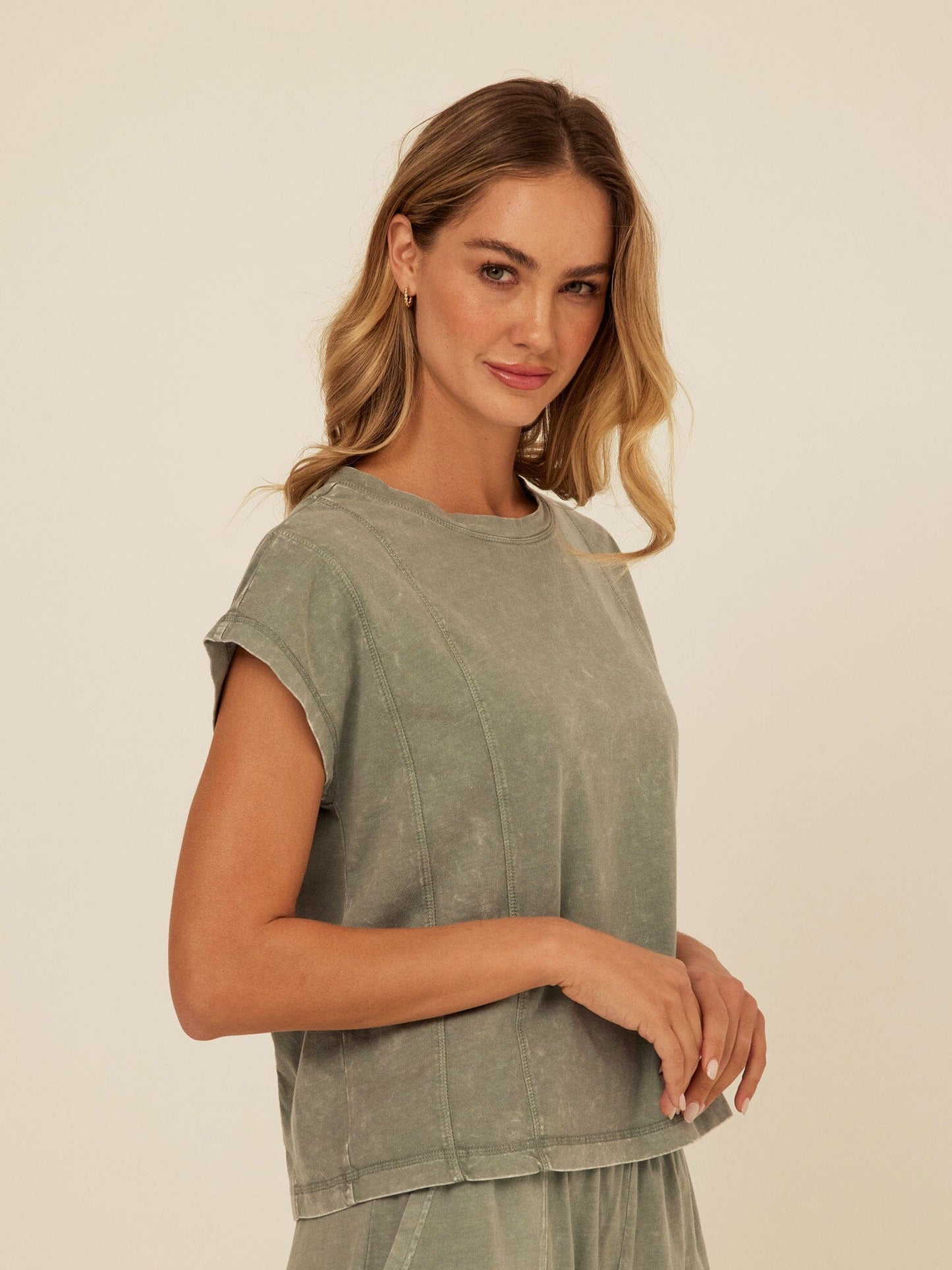Laurie Mineral Wash Eco Jersey Tee