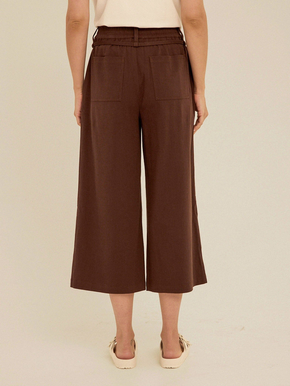 Bemmie Stretch Twill Relaxed Capri Pant