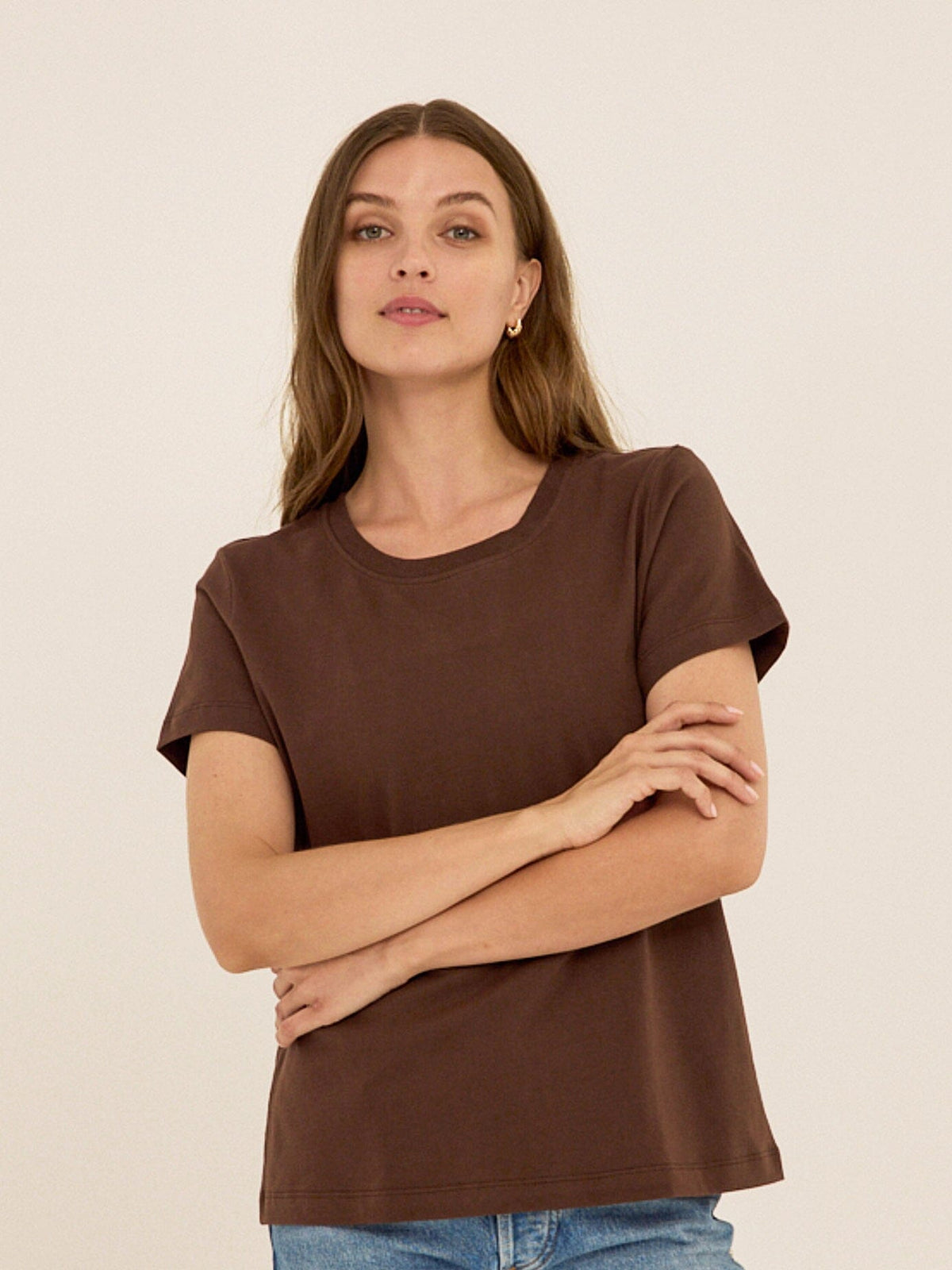 Emmy Essential Jersey Crew Tee