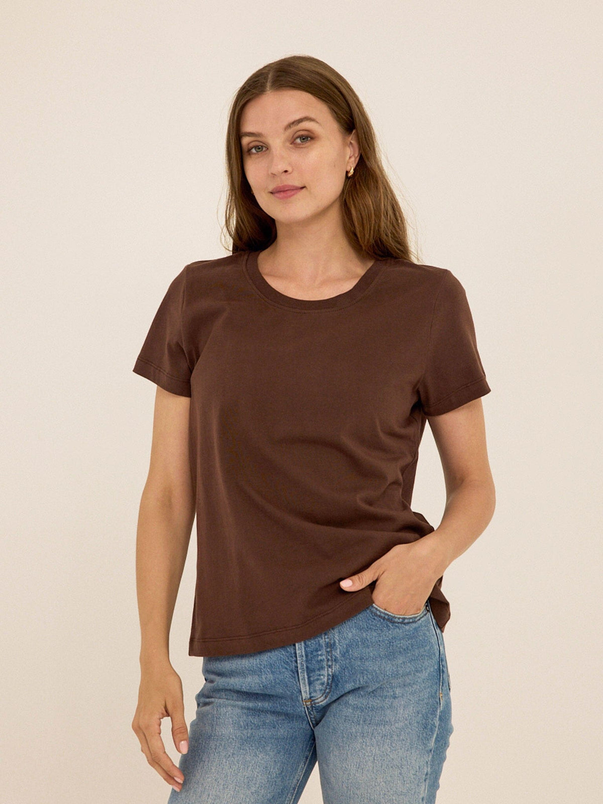 Emmy Essential Jersey Crew Tee