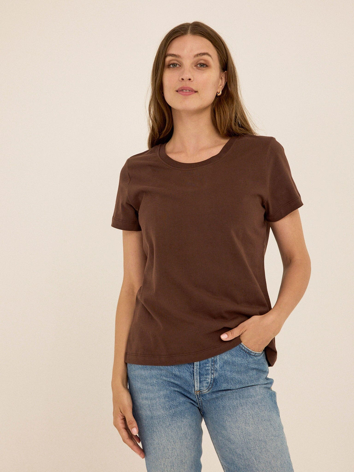 Emmy Essential Jersey Crew Tee