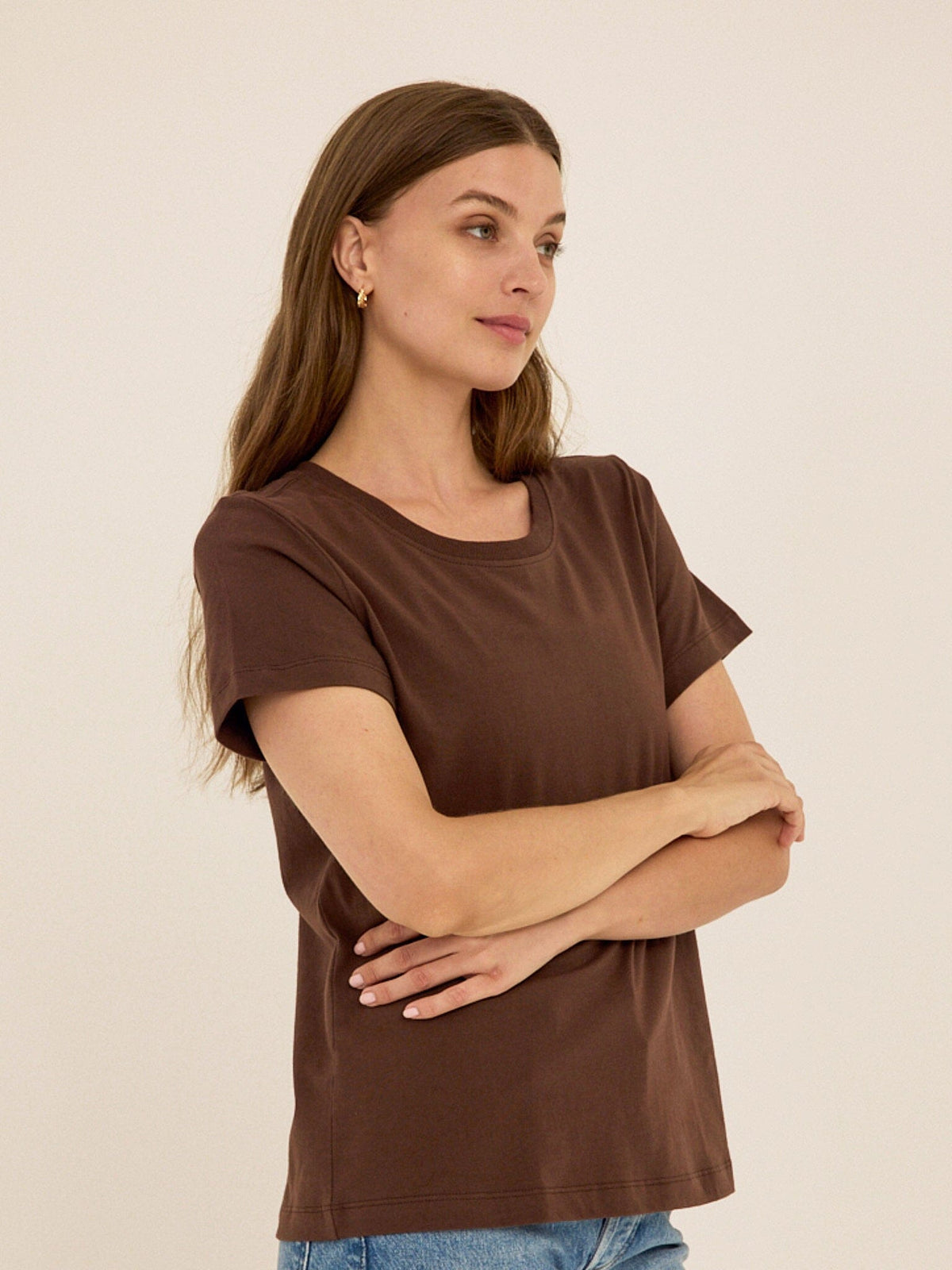 Emmy Essential Jersey Crew Tee