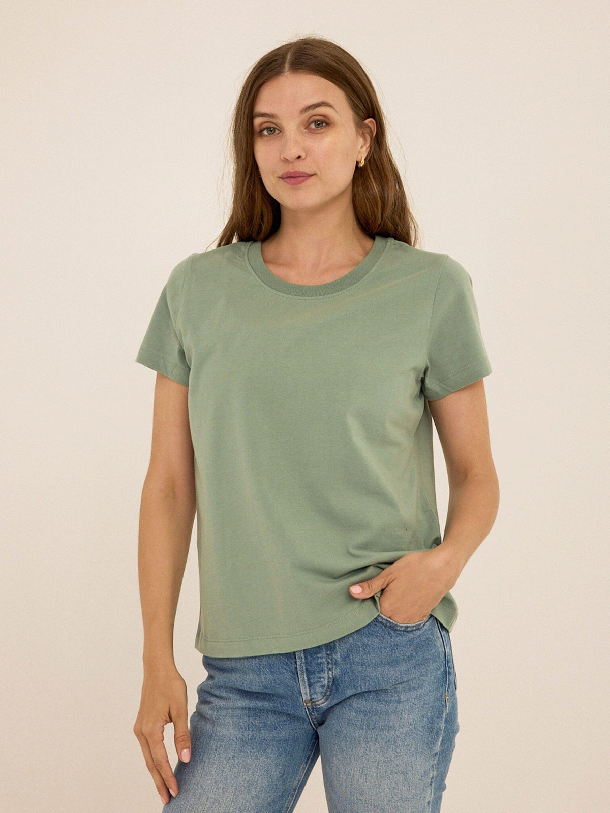 Emmy Essential Jersey Crew Tee