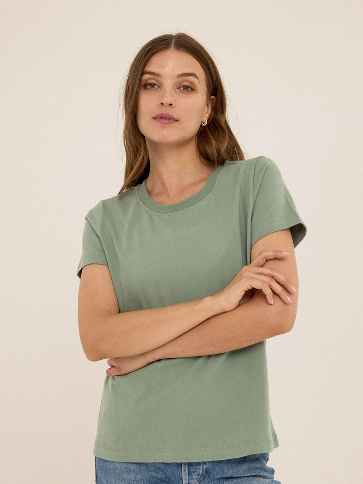 Emmy Essential Jersey Crew Tee
