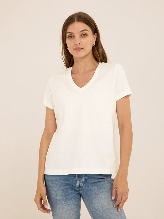 Aria Essential Jersey V-Neck Tee