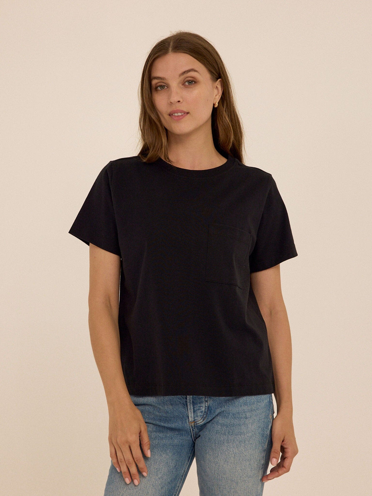 Beth Essential Jersey Pocket Tee