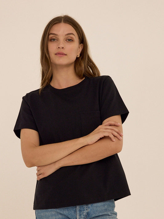 Beth Essential Jersey Pocket Tee