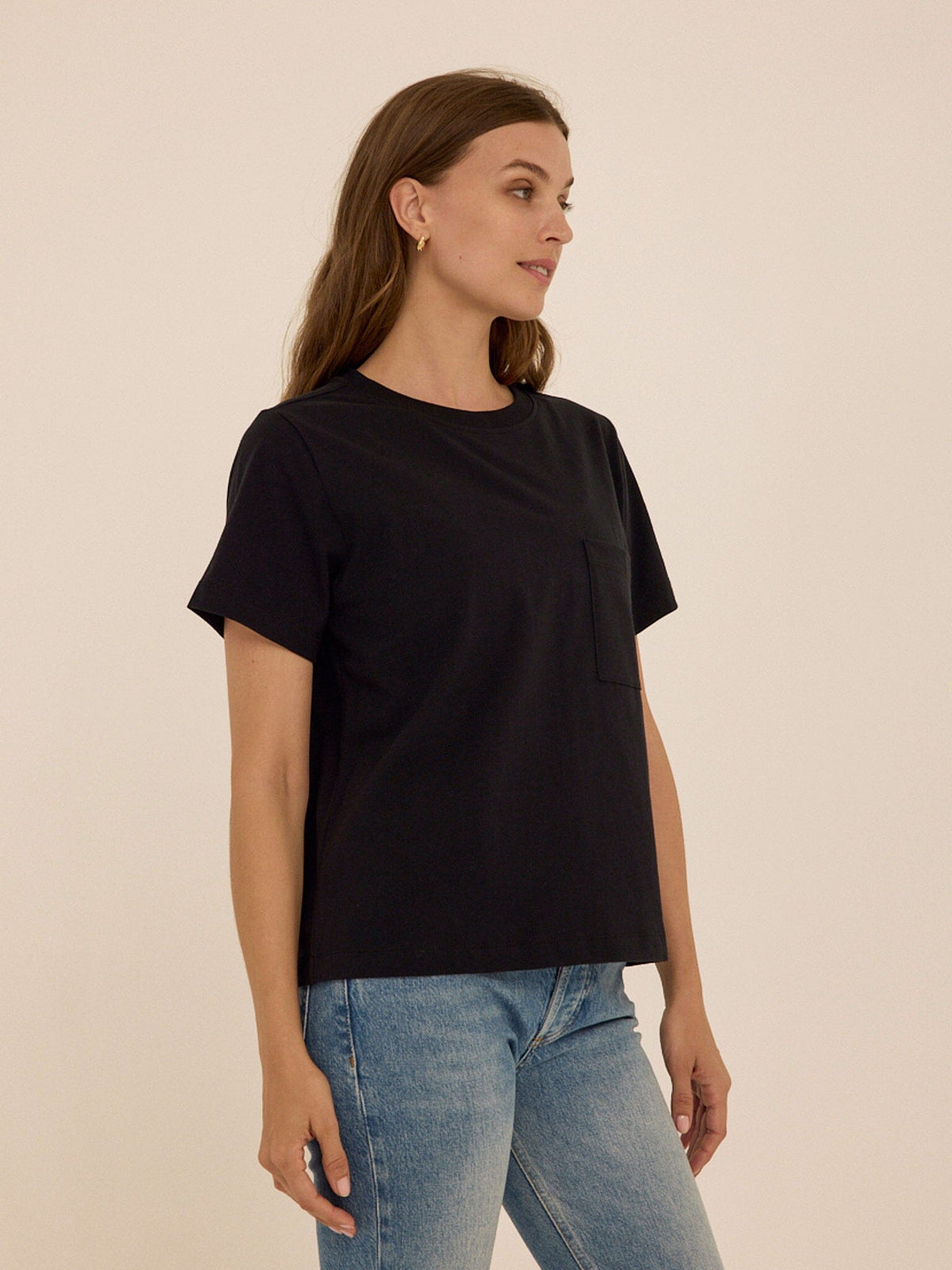 Beth Essential Jersey Pocket Tee